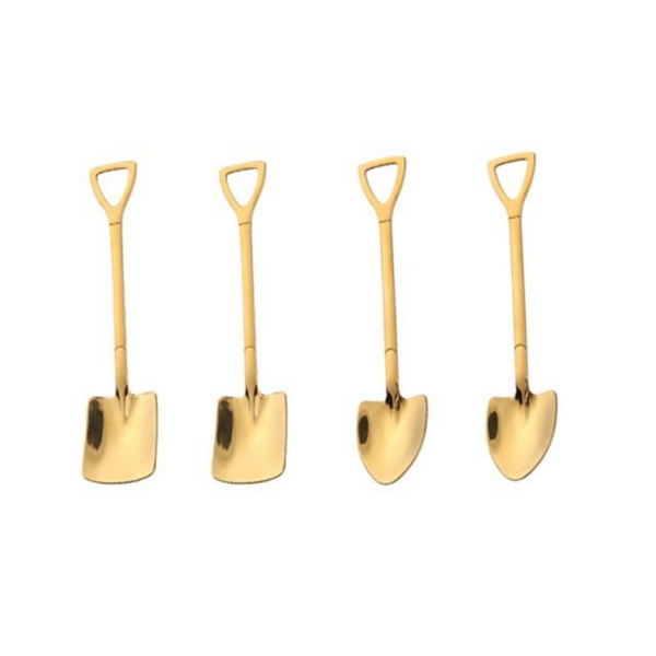 Elegant Shovel Spoon 4 PCS