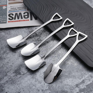 Elegant Shovel Spoon 4 PCS