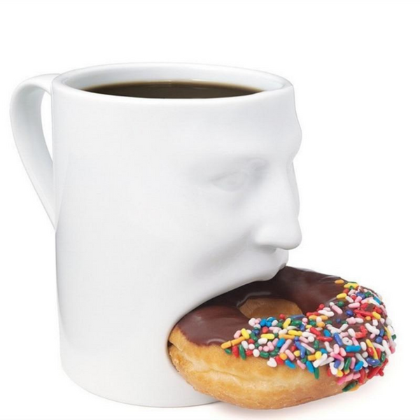 Face Coffee Cookies Mug