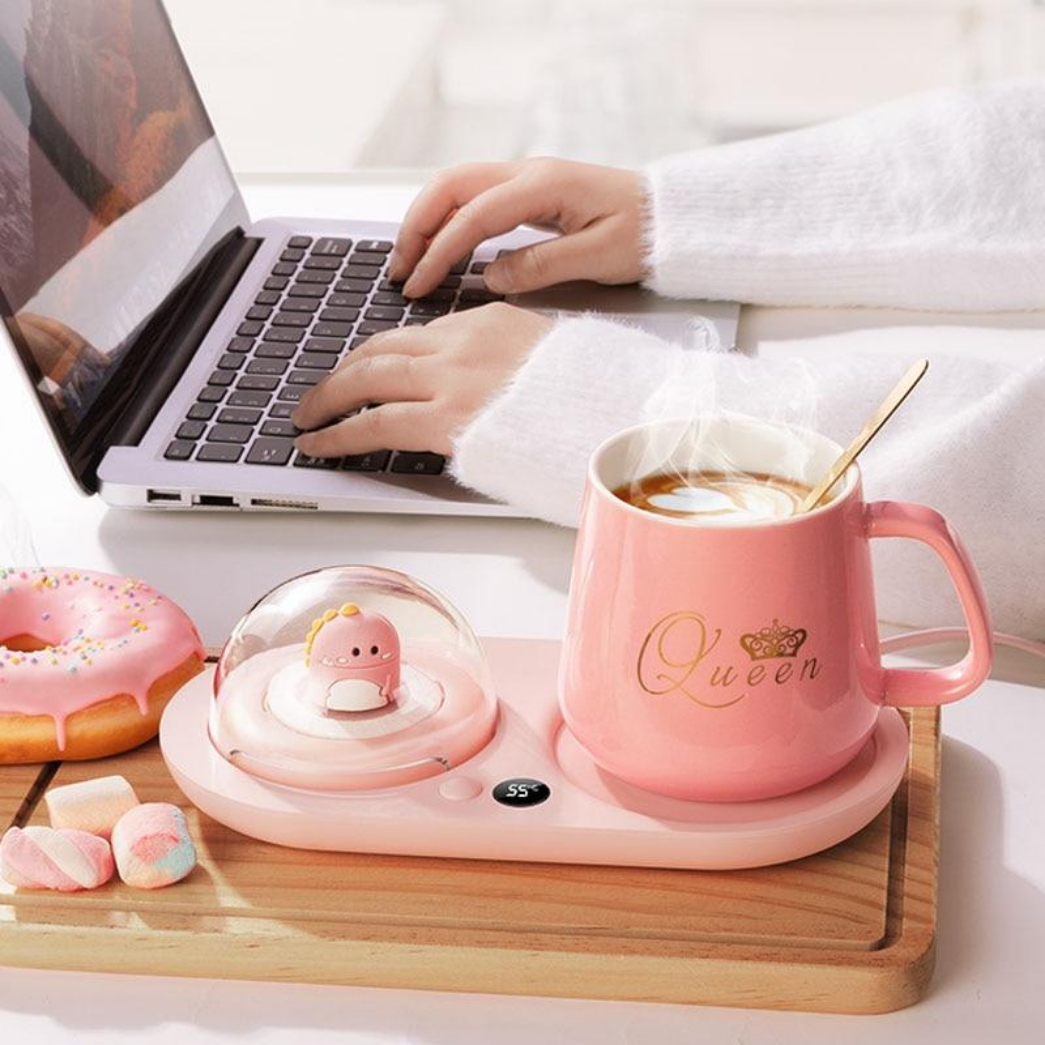 LifeSmart Bubbles Cat Mug Warmer With Mobile Phone Holder – STARBREW