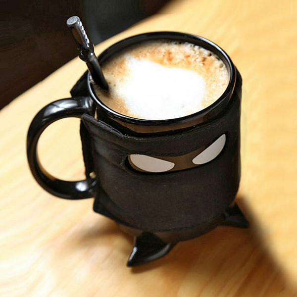 Ninja Mug Samurai Spoon And Ninja Star Coaster