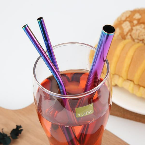 Coffee Stainless Steel Drinking Straw