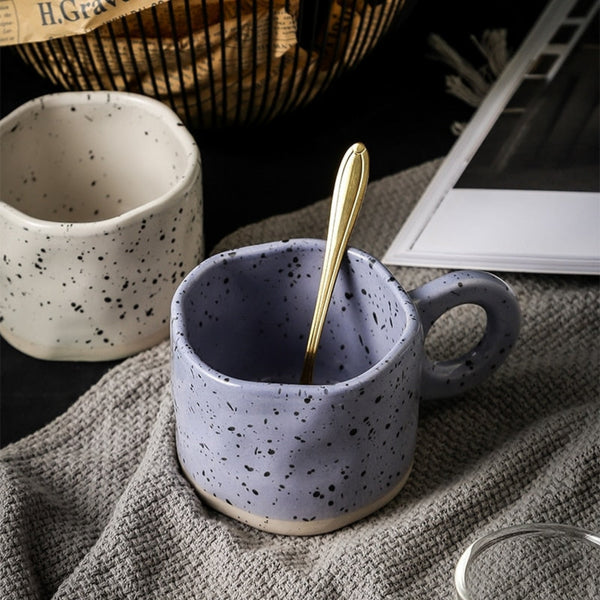 Dots Ring Handle Mug