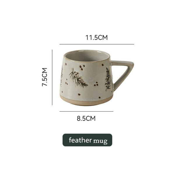 Vintage Christmas Ceramic Mug