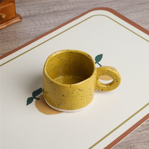 Dots Ring Handle Mug