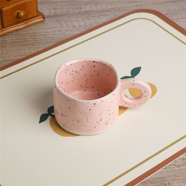 Dots Ring Handle Mug