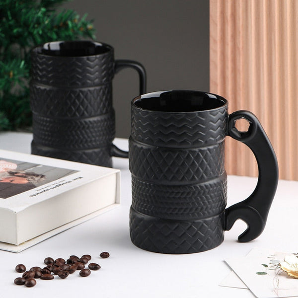 Spiffy Auto Tires Wrench Handle Mug