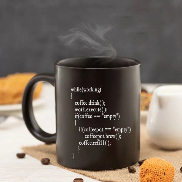 Coffee++ Program for Programmers Mug, Black