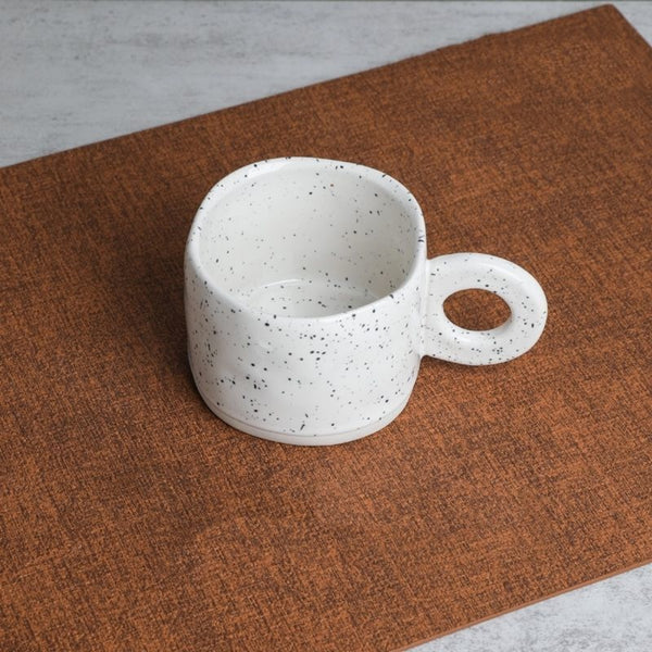 Dots Ring Handle Mug