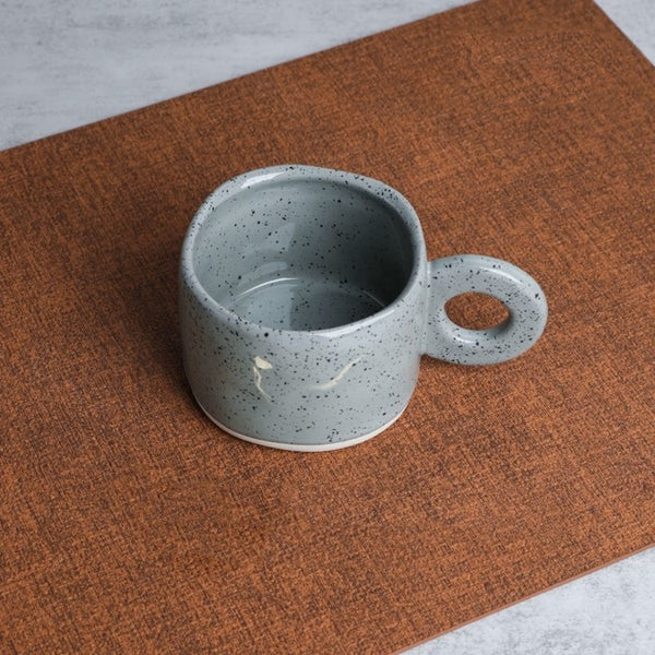 Dots Ring Handle Mug