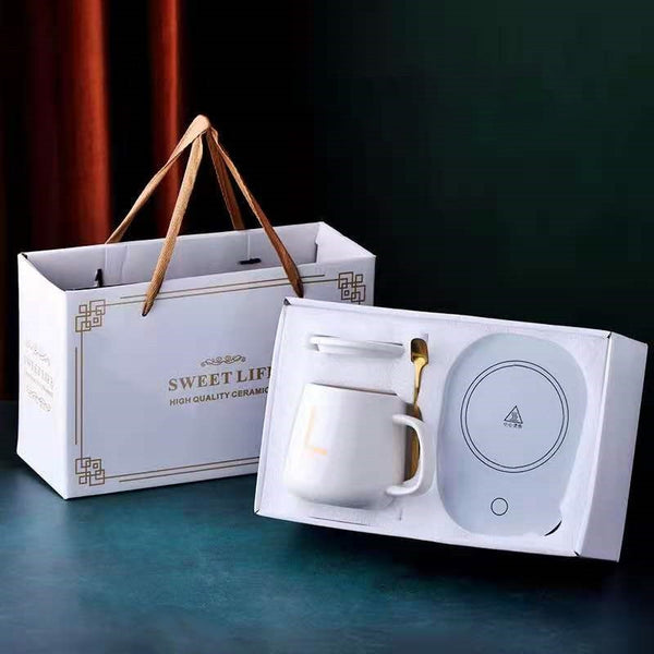 LifeSmart 55℃ Constant-Temperature Mug Warmer Gift Set