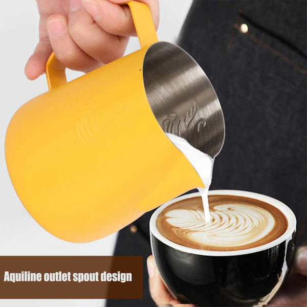 Starbrew Swan Latte Art Pitcher - 400ml Yellow