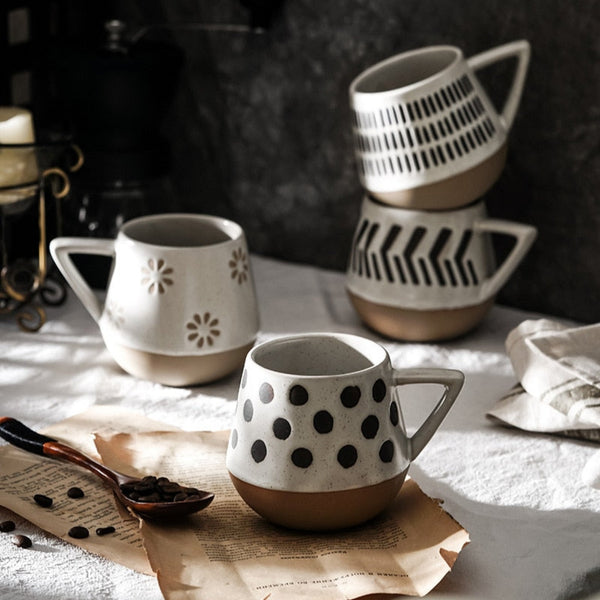 Retro Handmade Ceramic Mug