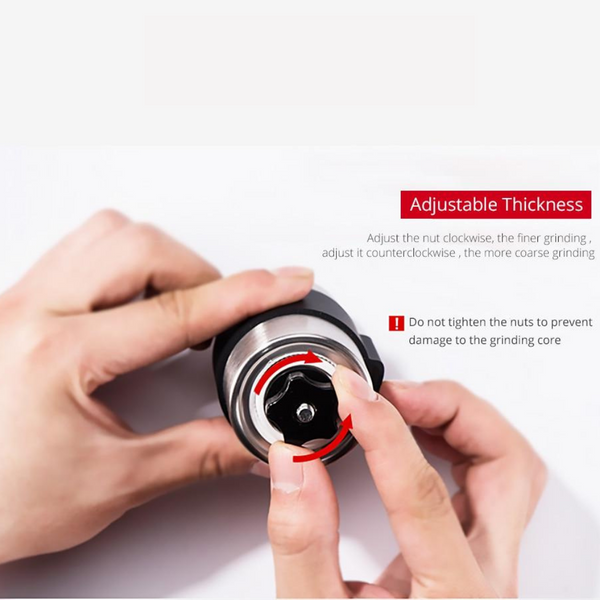 Manual Coffee Grinder - Starbrew One Portable Coffee Grinder With Rubber Loop Ring