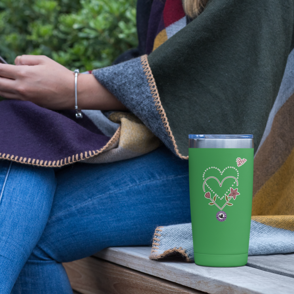 Starbrew All-Round Tumbler, 20 oz - Floral Heart