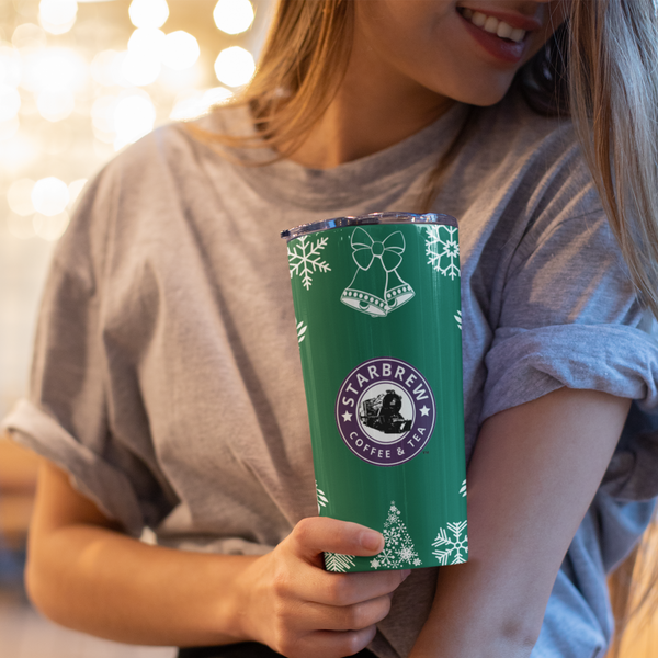 Starbrew Holiday 2022 White Christmas Tumbler 20oz