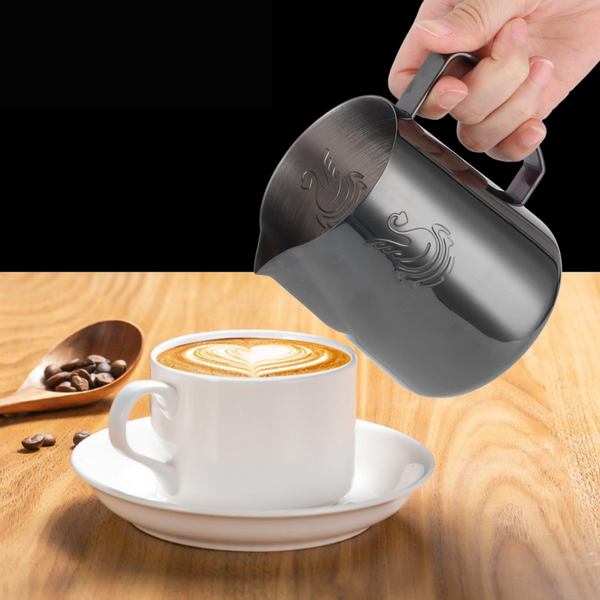 Starbrew Swan Latte Art Pitcher 400ml/600ml Black