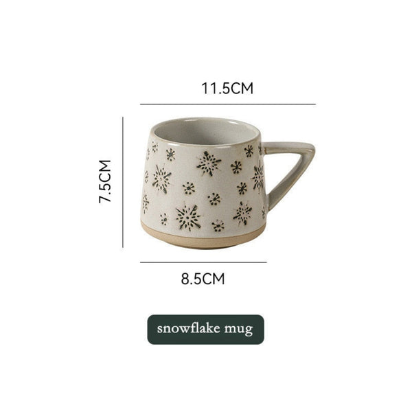 Vintage Christmas Ceramic Mug