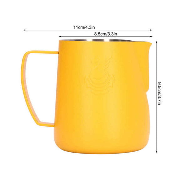 Starbrew Swan Latte Art Pitcher - 400ml Yellow