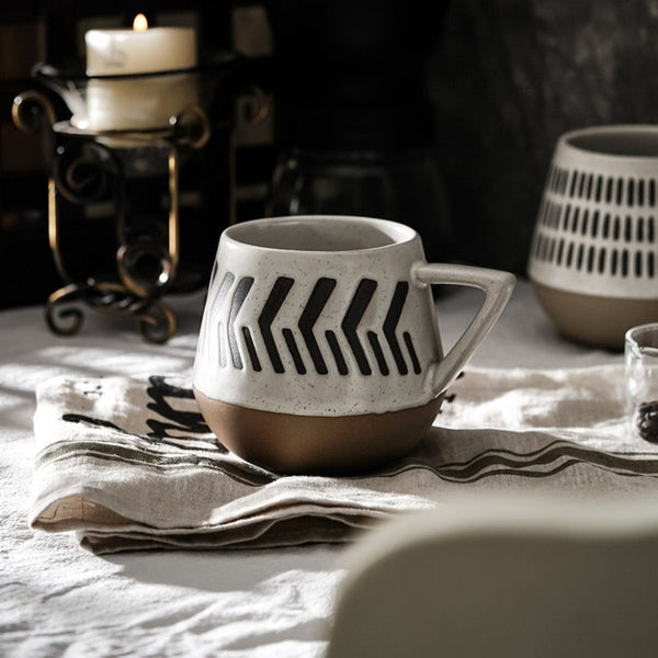 Retro Handmade Ceramic Mug
