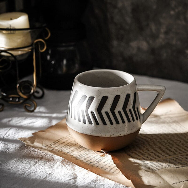 Retro Handmade Ceramic Mug