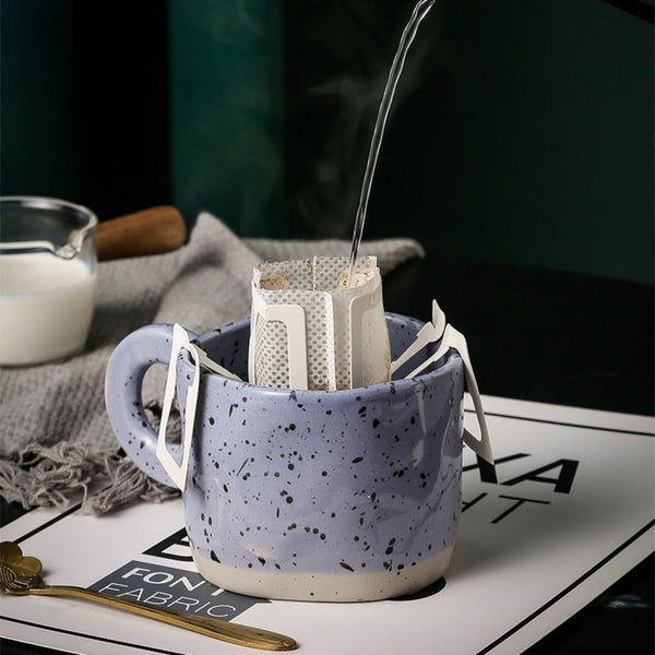 Dots Ring Handle Mug
