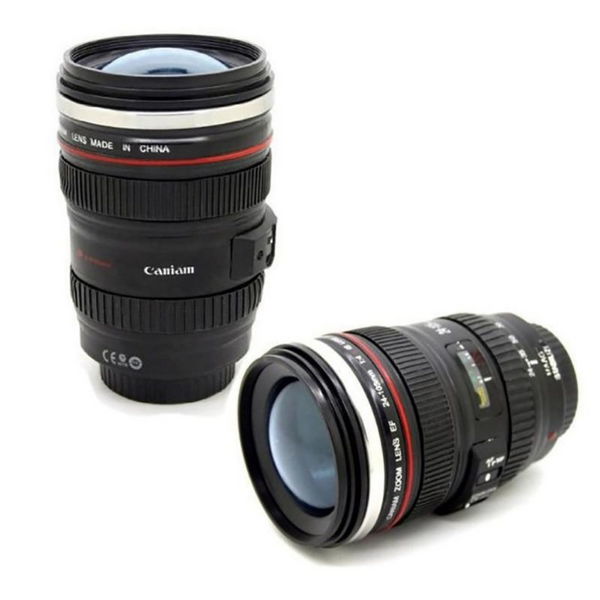 Zoom Camera Lens Travel Mug