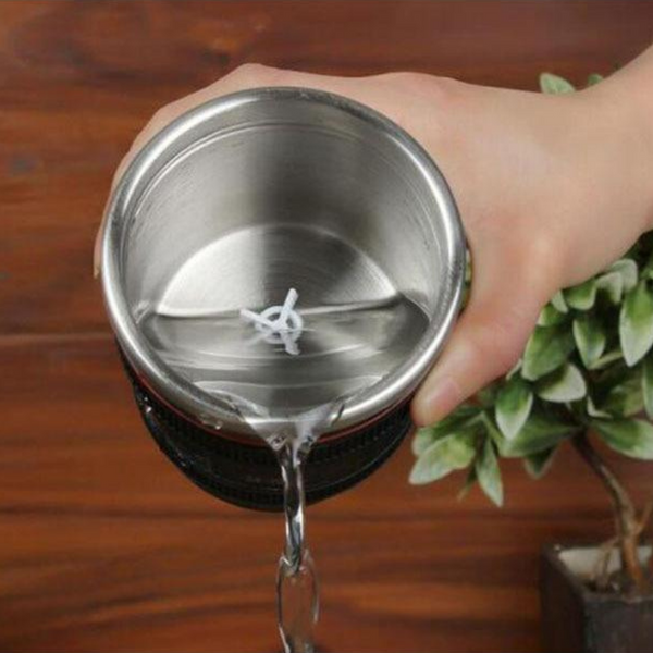 Zoom Camera Lens Self Stirring Travel Mug