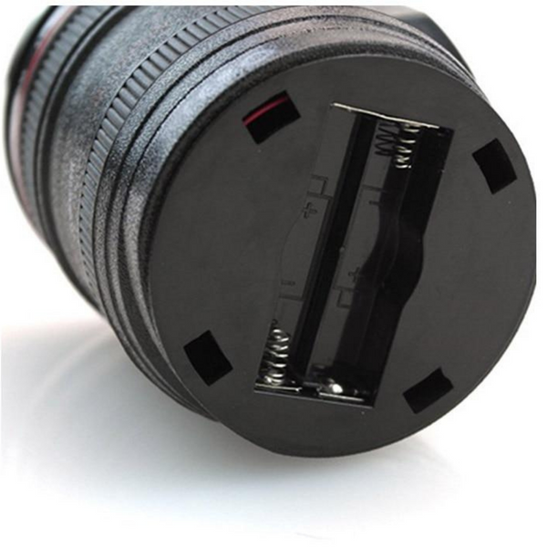 Zoom Camera Lens Self Stirring Travel Mug