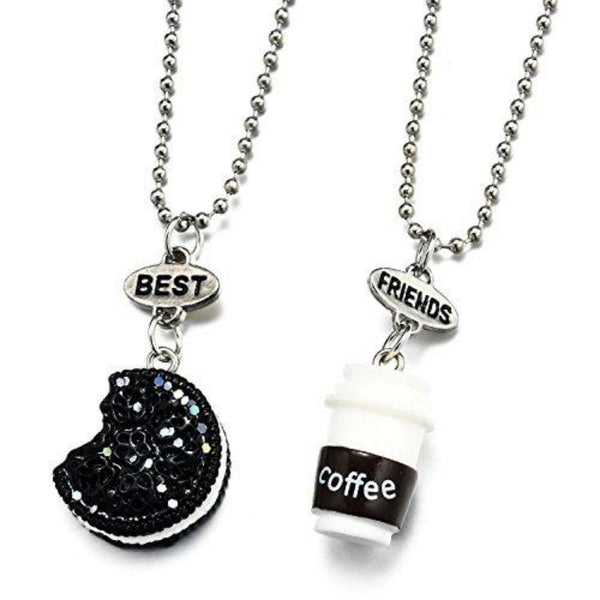 Luxyglo Best Friends Coffee Necklace