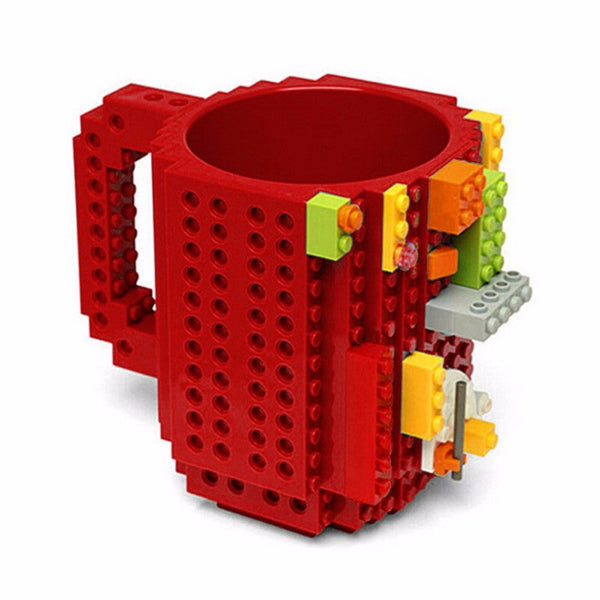 Build-On Brick Mug - Creative Building Blocks Coffee Mug
