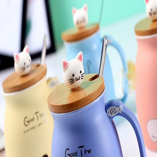 Bubbles Cat Ceramic Coffee Mug
