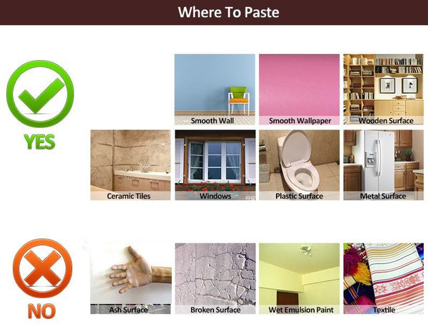 Coffee Cup Wall Sticker - Where to Apply