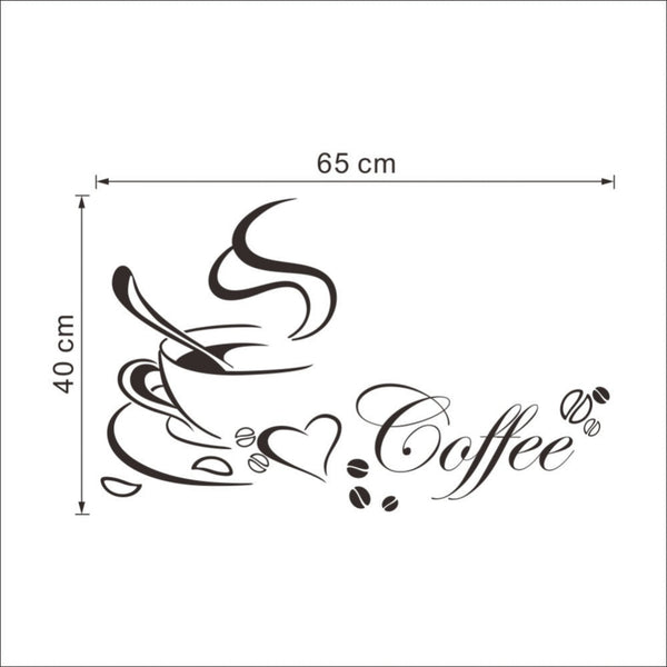 Love Coffee Wall Stickers