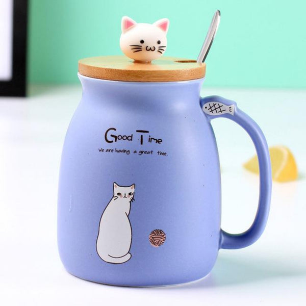 Bubbles Cat Ceramic Coffee Mug