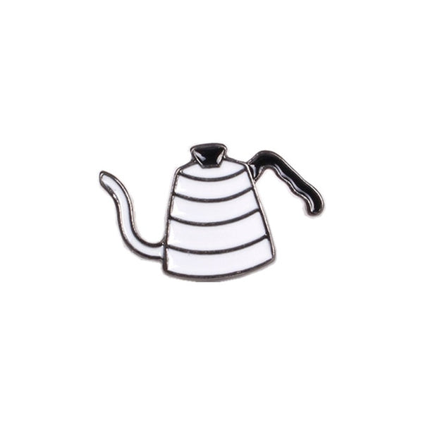Drip Kettle Brooch Pin