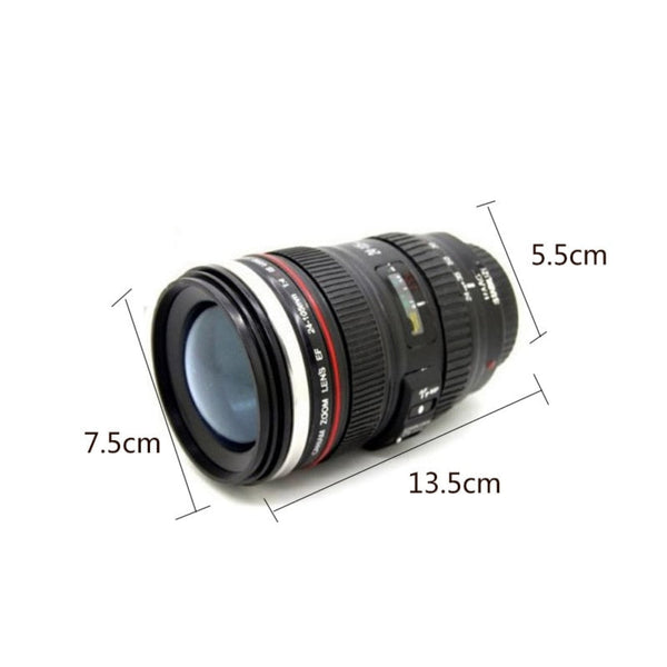 Zoom Camera Lens Travel Mug