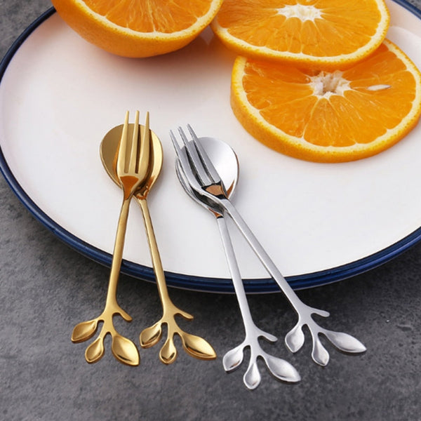 Branch Leaves Spoons & Forks