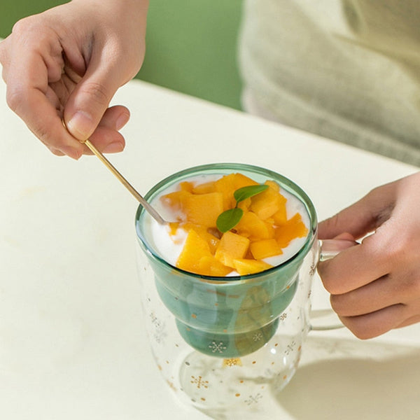 Christmas Tree Double Wall Insulated Coffee Cup