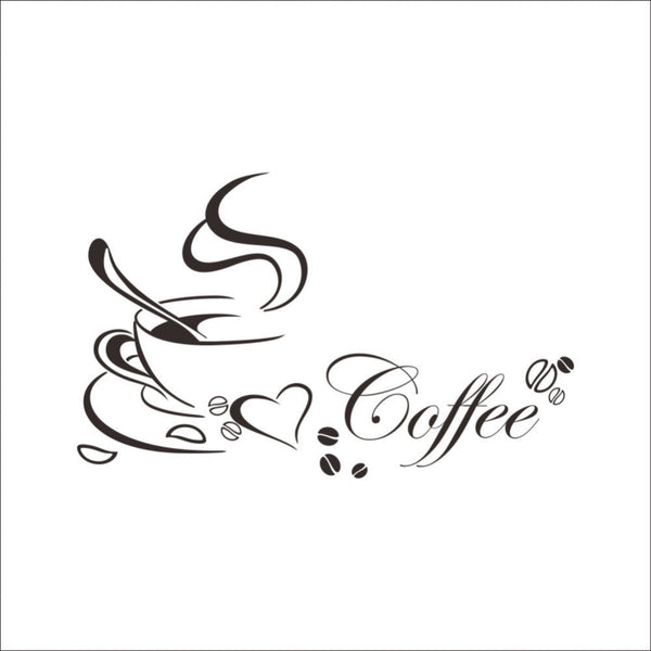 Love Coffee Wall Stickers