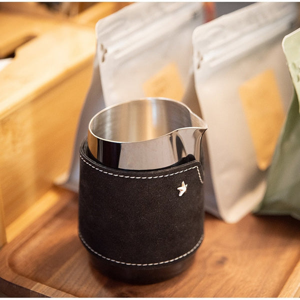 Handle Free Gold/Black/Silver Latte Art Pitcher 420ML