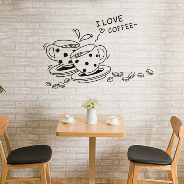 I Love Coffee Wall Sticker