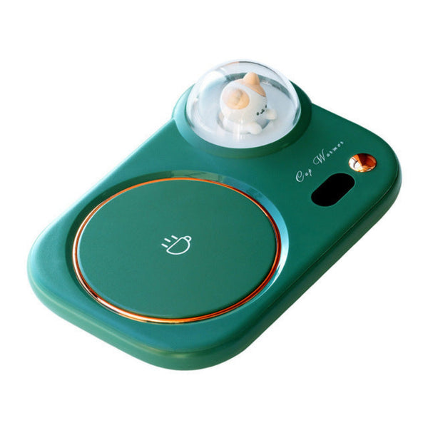LifeSmart Bubbles Cat Mug Warmer With Night Light