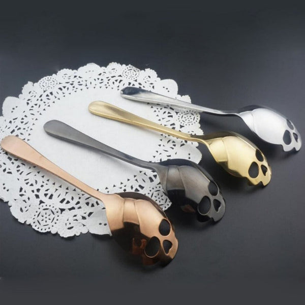 Skull Stainless Steel Coffee Spoon
