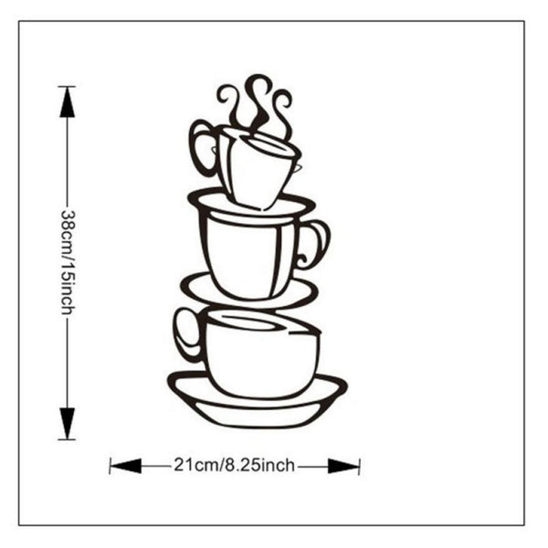 Coffee Cup Wall Sticker