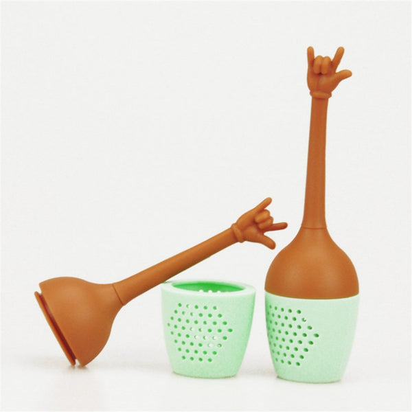 Funny Hand Gestures Tea Infuser