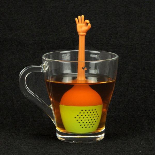Funny Hand Gestures Tea Infuser