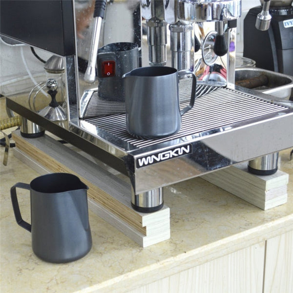 Milk Frothing Pitcher - Starbrew Non-Stick Black Coffee Art Pitcher