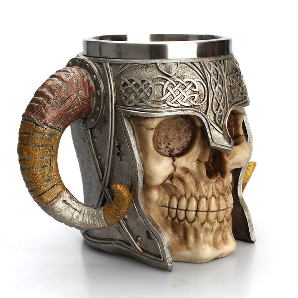 Road Warrior Skull Coffee Mug