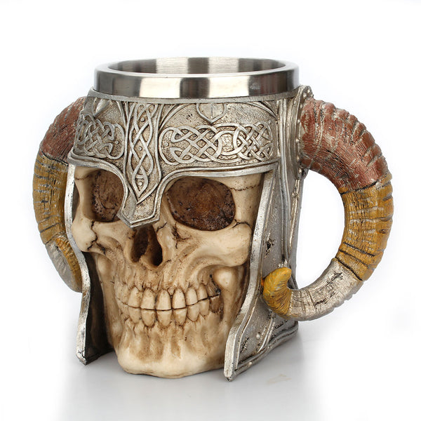Road Warrior Skull Coffee Mug